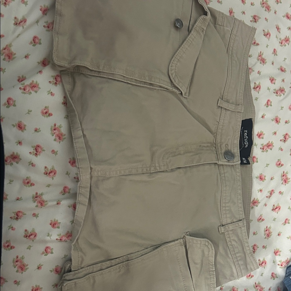 Refuge Tan Mini Skirt